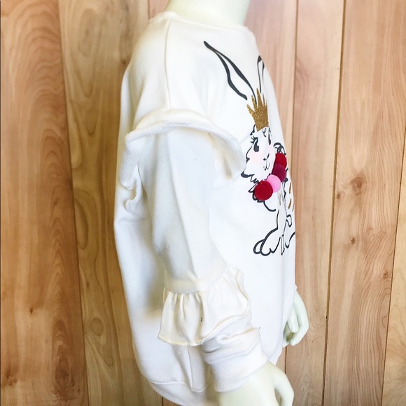 RESTOCKED NWT Pom Pom Queen Bunny Sweater - Picture 4 of 5